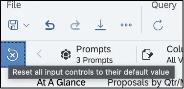Reset button at far-left of filter bar